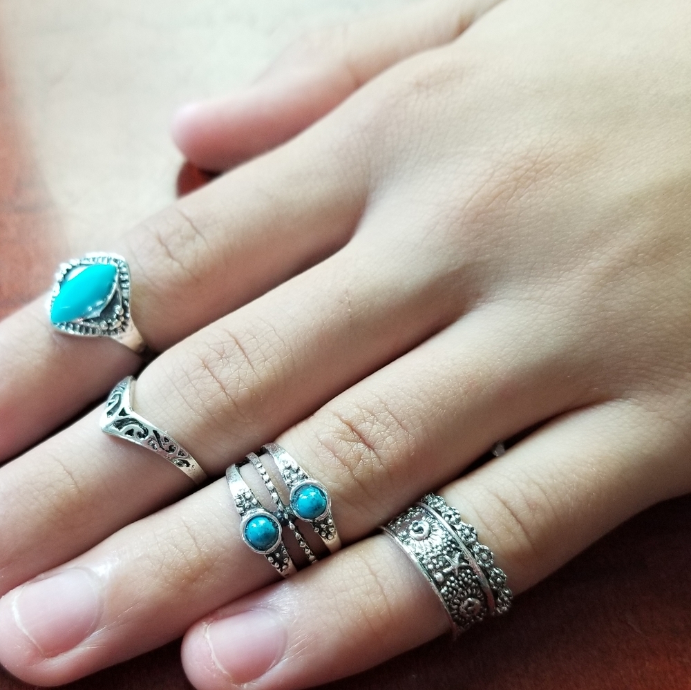 NEW! 6 piece boho ring bundle - Picture 3 of 7